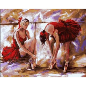 Ballerinas – Canvastly DIY Paint By Numbers - 