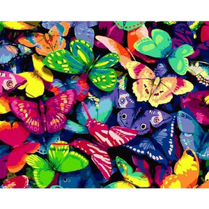 Beautiful Butterflies - Canvastly DIY Paint By Numbers - 