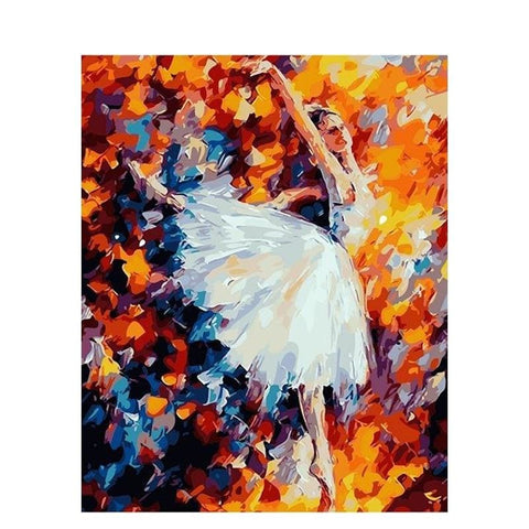 Image of Colorful Dancer – Canvastly DIY Paint By Numbers - 40x50cm 