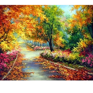 Colorful Forest – Canvastly DIY Paint By Numbers - 40x50cm 