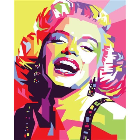 Colorful Marilyn – Canvastly DIY Paint By Numbers - 
