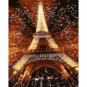 Decorated Eiffel - Canvastly DIY Paint By Numbers - 