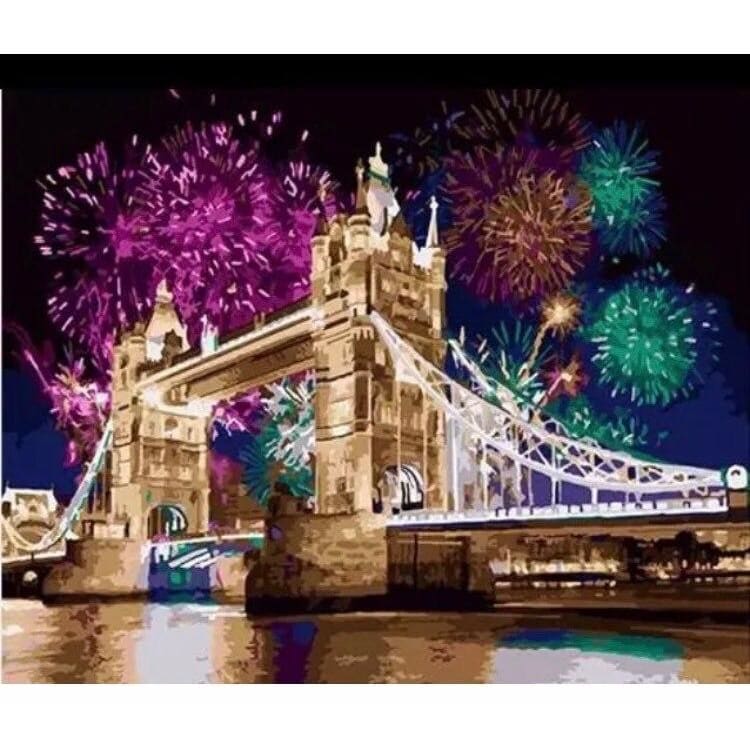 Fireworks – Canvastly DYI Paint By Numbers - 40X50 