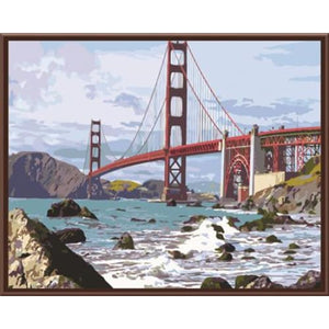 Golden Gate Bridge – Canvastly DIY Paint by Numbers - 
