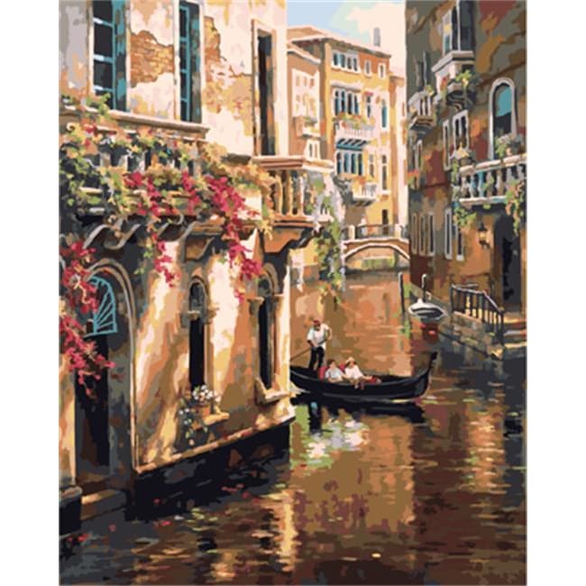 Gondola – Canvastly DIY Paint By Numbers - 40X50cm/16X20’’ -