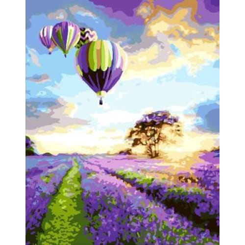 Lavender Fields – Canvastly DIY Paint By Numbers - 