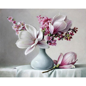 Magnolia - Canvastly DIY Paint By Numbers - 40x50cm/16x20’’