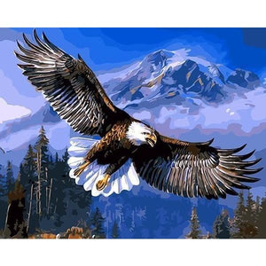 Mighty Eagle - Canvastly DIY Paint By Numbers - 