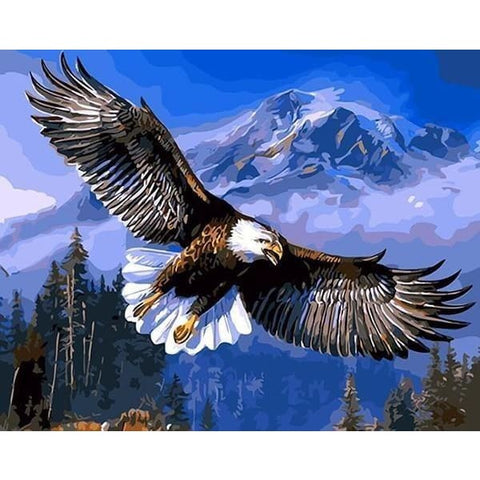 Image of Mighty Eagle - Canvastly DIY Paint By Numbers - 