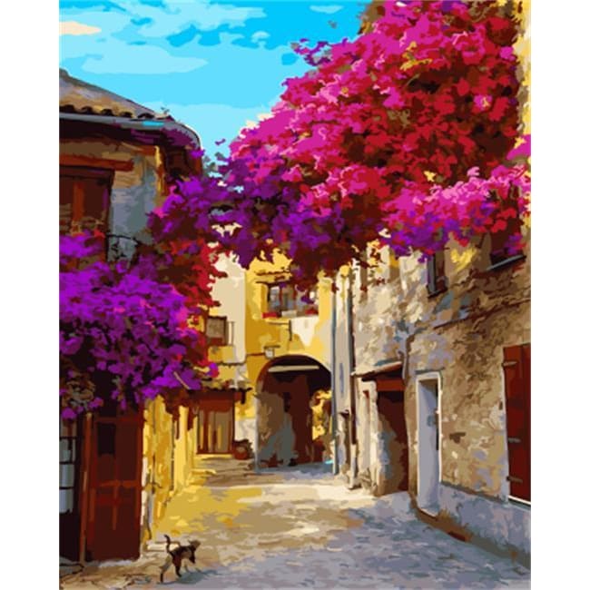 Old Town of Provence – Canvastly DIY Paint By Numbers - 