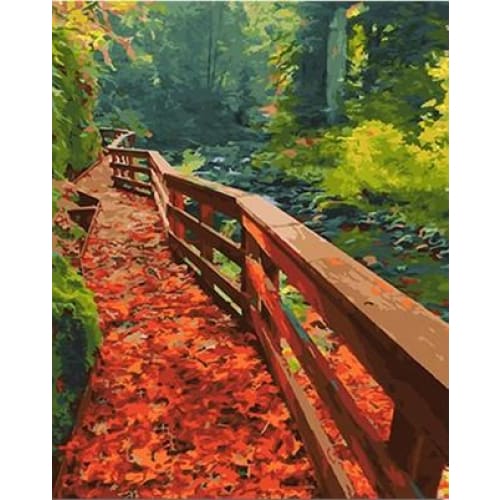 Path in the Forest – Canvastly DIY Paint By Numbers - 