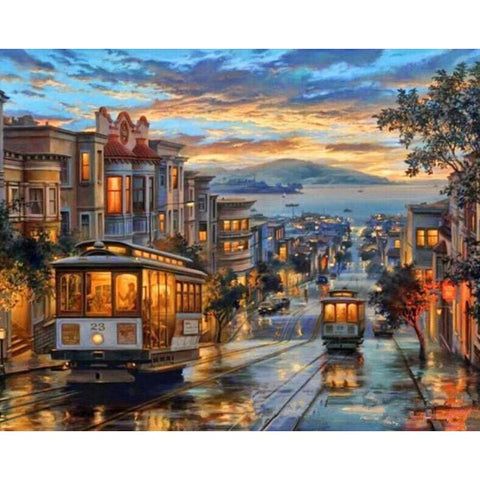 Image of San Francisco - Canvastly DIY Paint By Numbers - 
