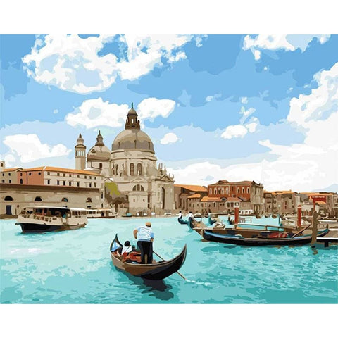 Image of Santa Maria Della Salute - Canvastly DIY Paint By Numbers - 