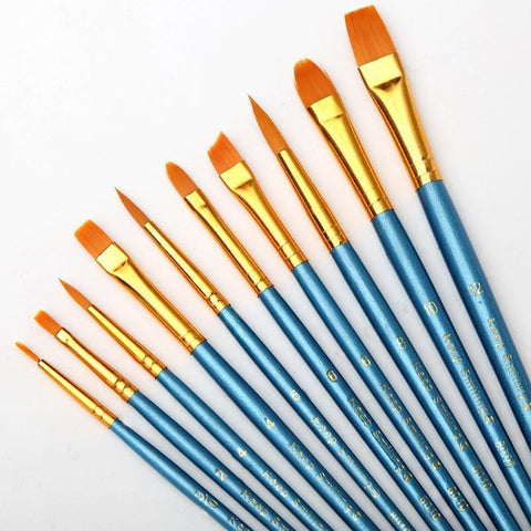 Image of Set of 10 Nylon Headed Brushes