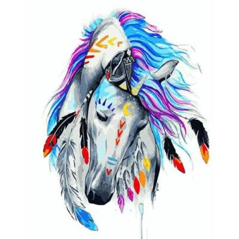 Image of Spirit Horse – Canvastly DIY Paint By Numbers - 