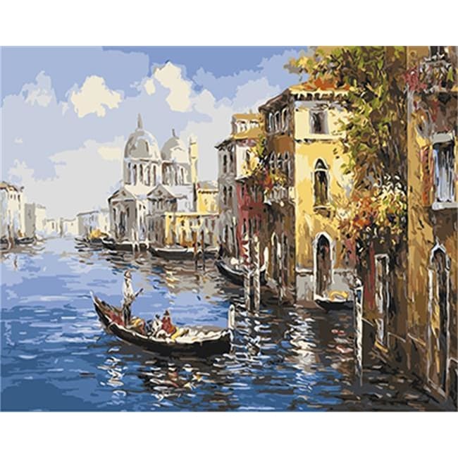 Sunny Venice – Canvastly DIY Paint By Numbers - 